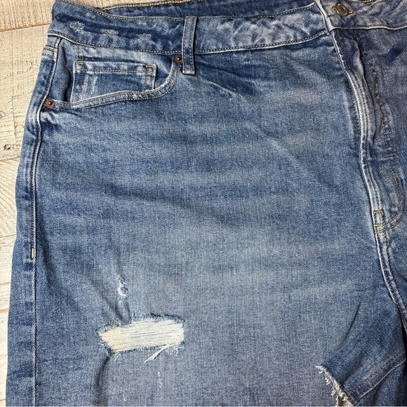 Old Navy O.G. Straight Shorts Cut Off Size 26 High Rise Secret Smooth Pockets - Picture 7 of 16